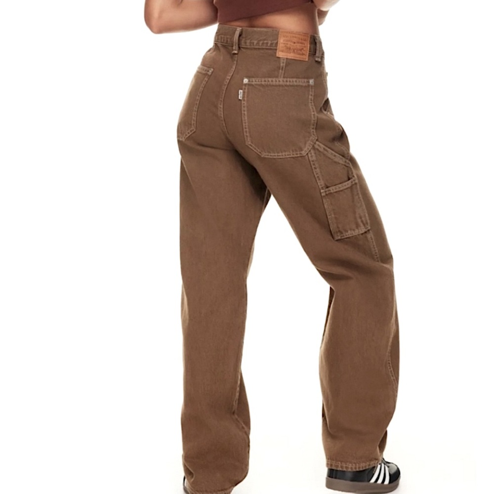 Levi’s Utility Dad cargo pants in brown olive. New without tags.